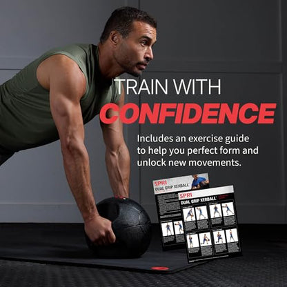 SPRI Medicine Ball with Handles - size: 12 LB