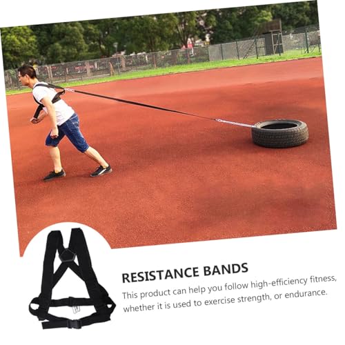 Multi-functional Resistance Sled Pull Harness Load-bearing Strap for Tire Workouts Durable Cloth for Strength Training Agility Drills