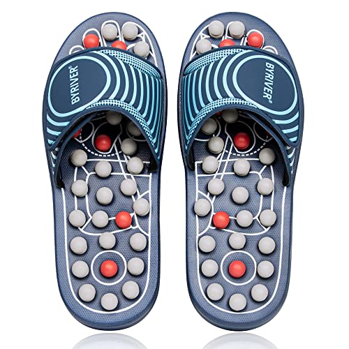 Lower Back Pain Relief Massager Device Product, Spiky Ball Roller Foot Massage Slippers Sandals Shoes, Healthcare Relaxation Gift for mom dad（05XS