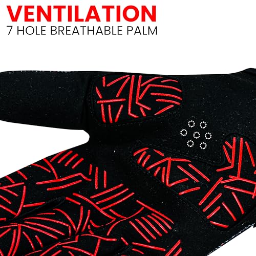 Baseball Batting Gloves for Youth Adult Kids Boys Softball - color: RED, size: Youth Medium