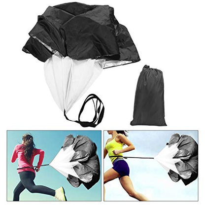 Football Drag Running Speed Training Resistance Parachute Enhance Explosive Power Speed Core Strength with Adjustable Air Resistance (5 15 kg) for Football Track
