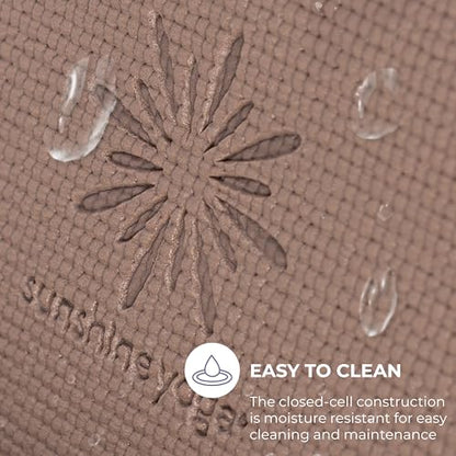 Ascend Yoga Mat - Premium 6mm Thick, 72" x 24", Solid or Reversible Print, Non Slip, Tear Resistant, Workout Mats for Pilates, Home, Studio, Fitness, Gym, Training, Floor Stretching