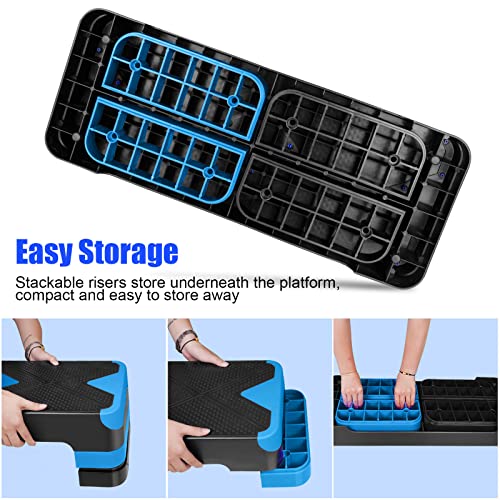 Adjustabl Aerobic Stepper Fitness Step Platform Health Workout for Sports Training