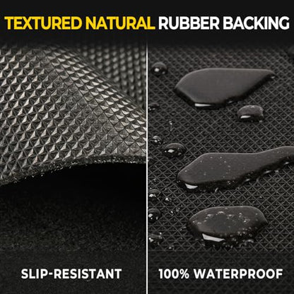 Oil Spill Mat - Garage Floor Mat, Absorbent Oil Pad, Premium Maintenance Mat, Waterproof, Contain Liquid, Protect Garage Surface from Spill & Stain, Reusable, Washable, Durable, Black, 29”x36”