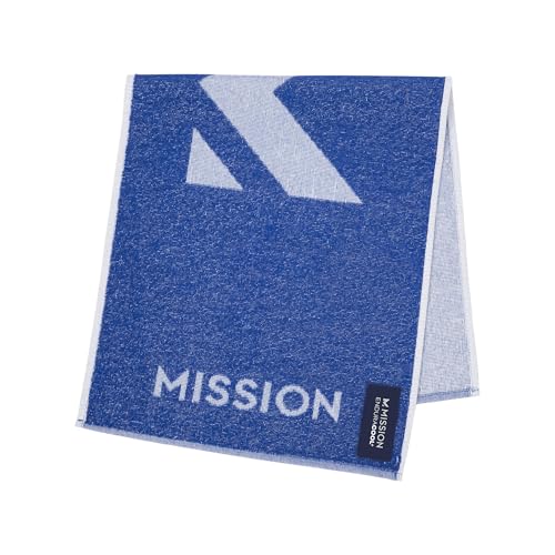 MISSION Instant Cooling Up to 8 Hours Enduracool+ Performance Towel, UPF 50, Fast Drying, for Outdoors, Running, Sports, Hiking, Camping, Gym - color: Cobalt Blue, size: Medium