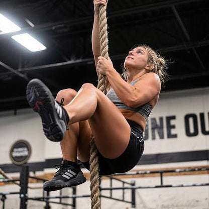 Climbing Rope 1.5 Inch Diameter - 10FT / 15FT Heavy Duty Gym Climbing Rope for Fitness & Strength Training Professional Workout Rope for Adults & Kids - Ideal for Home Gym, Outdoor & Indoor Exercises