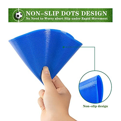 Poly Spots Spot Markers 4.72 Inch & 9 Inch Multicolor Floor Dots - style: 9inch 6pcs