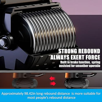 Elbow Support Automatic Rebound Abdominal Wheel，Ab Roller for Abdominal Exercise Machine，Abs Workout Equipment，Dolly Core Strengthening Trainer Fitness Belly Training
