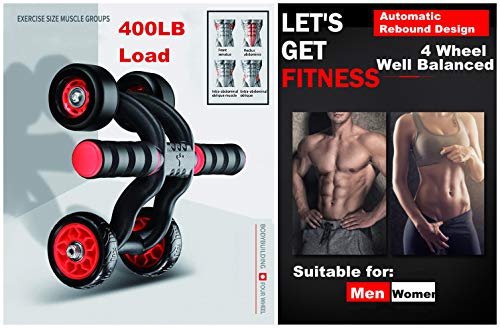 Ab Roller for Abs Workout Ab Roller Wheel Exercise Equipment for Home Gym