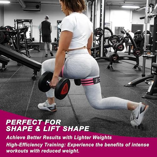 BFR Occlusion Bands for Women Glutes,Blood Flow Restriction Bands for Legs, Butt & Hip Building, Workouts, Best Fabric Resistance Bands for Squat Butt & Thigh