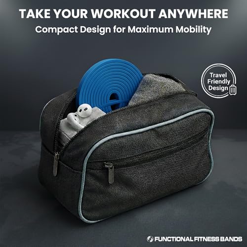 Rubberbanditz Pull Up Assist Resistance Bands Heavy Duty Loop Exercise Workout Bands for Powerlifting, Mobility, and Stretching - color: Blue