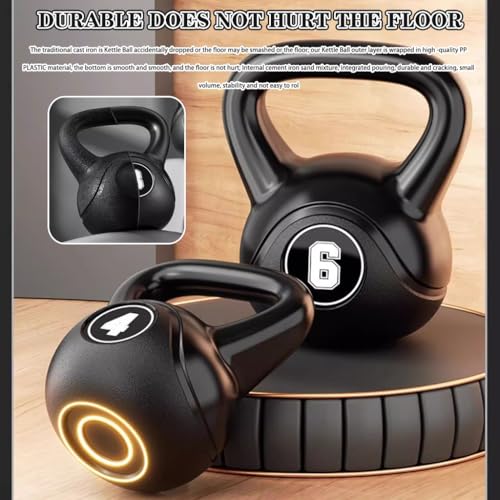 Kettlebell Weights for Women Professional Training Competitive Kettle Bells, Men's Fitness Abdominal Exercise Equipment, Swing/Push-ups/Lunges(8kg)