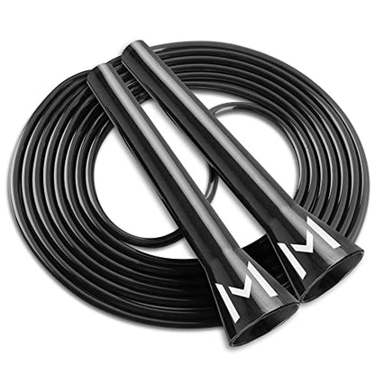 Jump Rope with Adjustable Travel Bag | Skipping Rope Cable for Endurance Training at Home or Outdoors | Tangle Free Speed Jumping for Men, Women and Kids