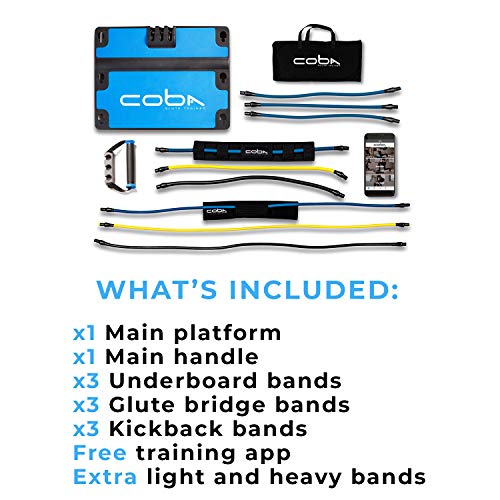GLUTE Trainer - Full Home Workout System, Core & Booty Exercise Machine, Resistance Band Full Body Trainer