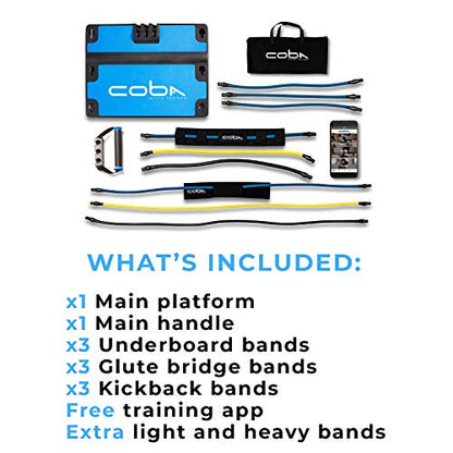 GLUTE Trainer - Full Home Workout System, Core & Booty Exercise Machine, Resistance Band Full Body Trainer