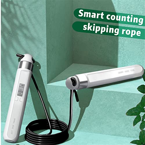 Digital Counting Jump Rope Electronic Skipping Ropes with Counter Adjustable Calorie Workout Fitness Equipment Indoor Outdoor