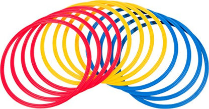 Speed & Agility Training Rings - Set of 12 by Trademark Innovations
