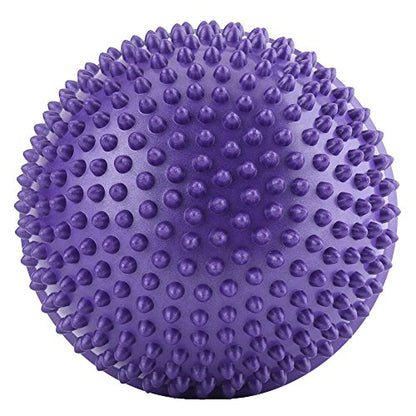 VGEBY Foot Massager Ball, Spiky Pimpled Design for Deep Tissue Massage and Balance Training, Pilates Half Dome Ball, Durable Exercise Tool for Yoga Fitness Gymnastics Home Workout Physical Therapy