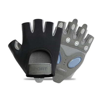 Women's Workout-Gloves Fingerless-Breathable-Mesh-Gloves with Non-Slip Grip for Cycling Gym Fitness