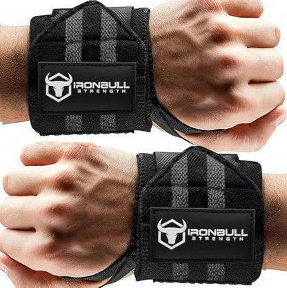 Wrist Wraps for Weightlifting (USPA & IPL Approved) - 18” Premium Quality Wrist Straps for Weightlifting - Weight Lifting Wrist Wraps with Thumb Loop - Best Gym Wrist Wraps for Lifting Weights, Curls & Dips - Lifting Wrist Wraps for Bench, Powerlifting &