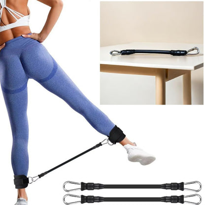 2 Pack Ankle Resistance Bands Replacement 30 Lbs Exercise Bands Ankle Straps Elastic Cable for Ankle Resistance Band Cuffs Ankle Bands Booty Workout Equipment Kickback Hip Fitness Training