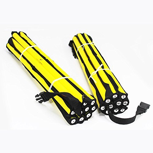 Fitfix® Speed and Agility Training 6Mtr Length Agility Round Ladder - Improve Speed, Quickness, and Footwork Equipped with 12 Rungs with Free Carry Bag