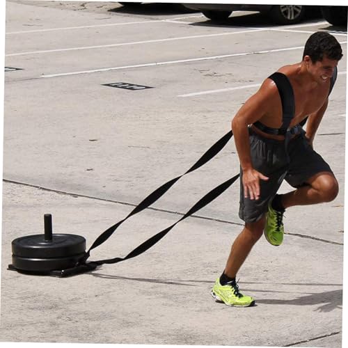 Multi-functional Resistance Sled Pull Harness Load-bearing Strap for Tire Workouts Durable Cloth for Strength Training Agility Drills