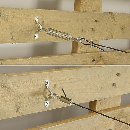 304 Stainless Steel Ceiling Hooks Heavy Duty Metal Pad Eyes Plate Snap Eye Strap Drop Ceiling Anchor Hooks Hardware with Screws for Hanging Plant Hangers 2.1" -2Pack - size: Pack-2