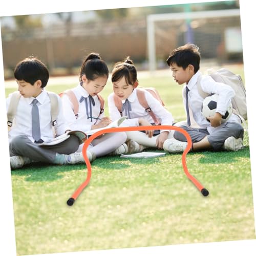 Zerodeko 4pcs Plastic Training Hurdles 15cm Agility Speed Hurdles for Football Soccer Track Running Drills Sports Training Equipment