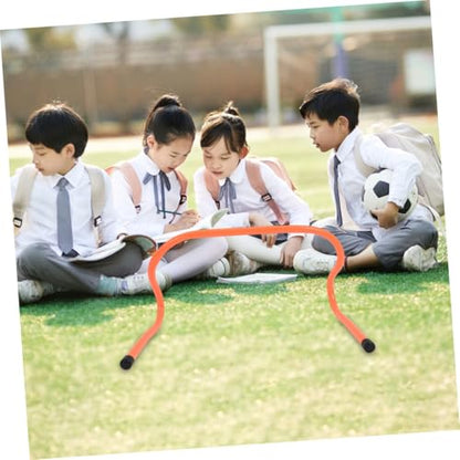 Zerodeko 4pcs Plastic Training Hurdles 15cm Agility Speed Hurdles for Football Soccer Track Running Drills Sports Training Equipment