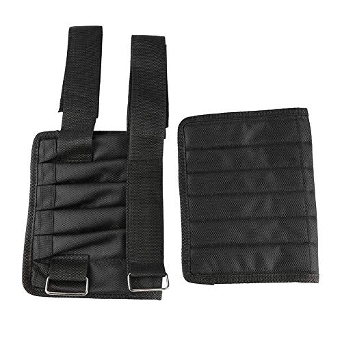 Weighted Wrist and Ankle Bands, 1 Pair Adjustable Ankle Wrist Weight Straps, Leg Arm Hand Cuff Weights with Empty Pocket for Steel Plates(Not Included) Maximum 11lbs, Training