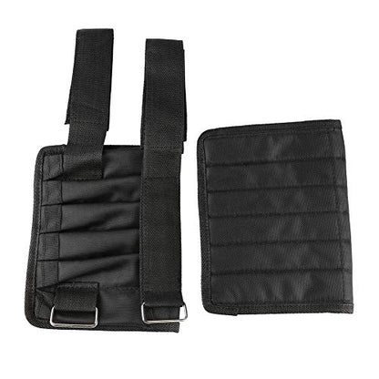Weighted Wrist and Ankle Bands, 1 Pair Adjustable Ankle Wrist Weight Straps, Leg Arm Hand Cuff Weights with Empty Pocket for Steel Plates(Not Included) Maximum 11lbs, Training
