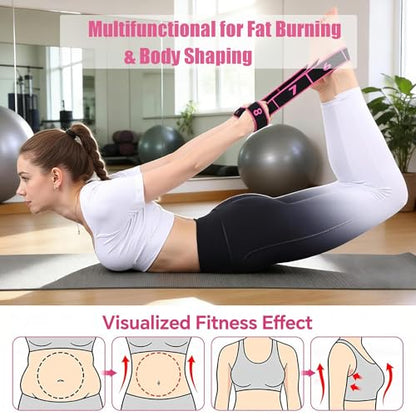 3Pcs Fitness Resistance Band for Yoga, Multi-Section Adjustable Resistance Band for Leg Stretching Full Body Exercise