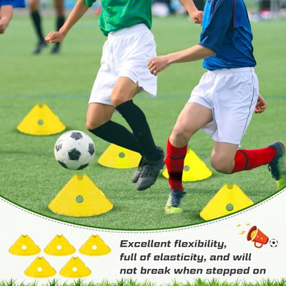 Jumbo Soccer Cones Big Training Disc Cone - color: Yellow