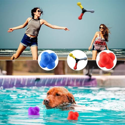 MUSKULO MONSTRO 5 PCs Reaction Speed Training Tools Kit, 1 Hand Eye Coordination Stick, 4 Rubber Reaction Balls, Improve Reflex, Agility and Focus for Sports, Exercise and Fun for All Ages