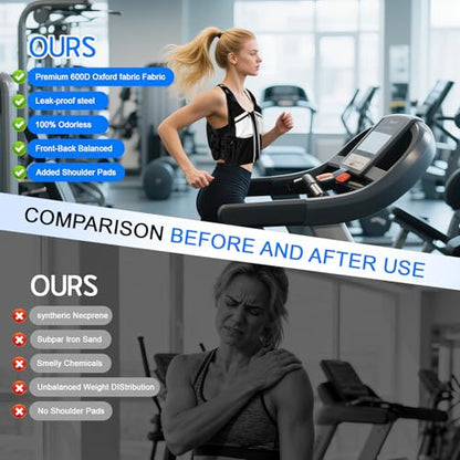 Weighted Vest,Weighted Vest for Women Men adjustable weights for walking,11-20lb Running Vest with Reflective Stripe, Rucking Vest for Strength Training & Cardio Workouts&with Phone Pouch