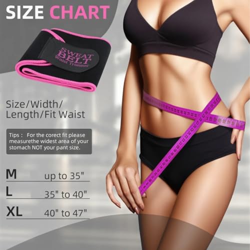 Waist Trainer for Women Lower Belly Fat, Waist Sweat Band for Women, Belly Band Sweat Belt, Stomach Wrap, Body Shaper