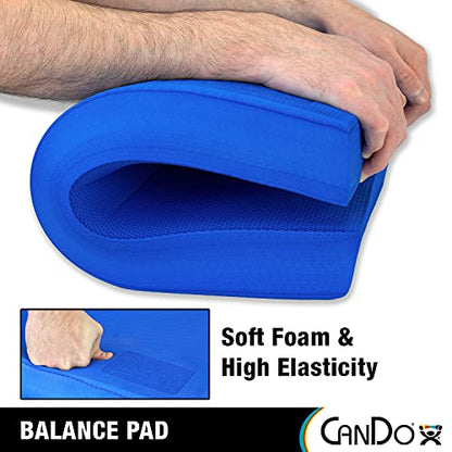 CanDo Balance Pad - Foam Stability Trainer for Balance, Stretching, Physical Therapy, Mobility, Rehabilitation and Core Strength Training