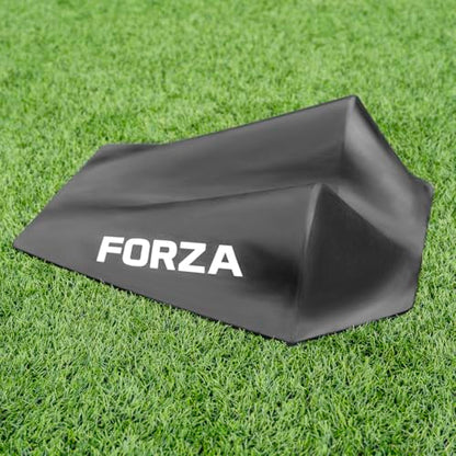 FORZA Goalkeeper Training Deflection Ramp | Durable Rubber Ball Deflector for Soccer- Ideal for GK Reactions, Reflex Training, and Shot Stopping Practice - Two Styles for Varied Training - style: Wave