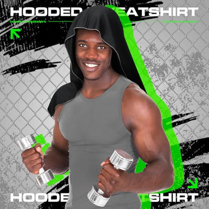 Bencailor 6 Pcs Cooling Hoodie Sport Cooling Towels - color: Vibrant Colors