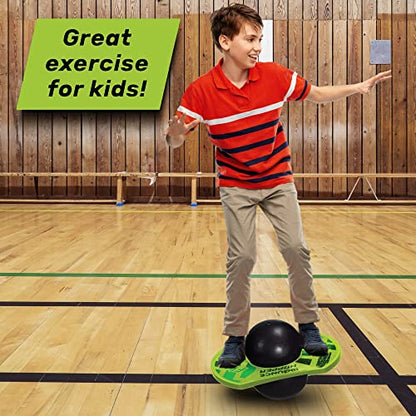 New Bounce Pogo Ball for Kids – Trick Pogo Board for 7, 8, 9, 10 Year Old Boys, Outdoor Birthday Gifts - Pogo Balance Bounce Ball - color: Green