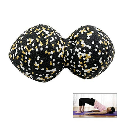 ljhnba Mini Peanut Massage Ball Foam Roller Deep Tissue Massage Tool Double Massage & Mobility Ball Easy to Use