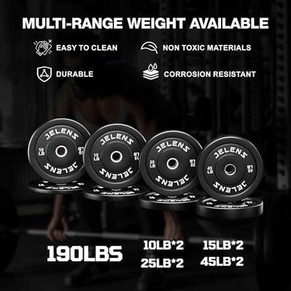 S11 Power Cage, 2000LB Multi-Function Power Rack with LAT Pulldown, Squat Rack with Adjustable Pulley System and Training Attachments, Weight Rack for Home Gym - style: 190LB Black Weights Package