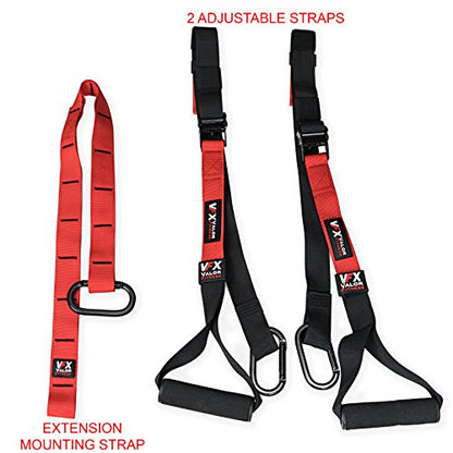 Valor Fitness Suspension Training Straps, Full Body Trainer for Home Gym