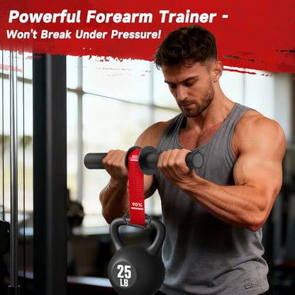 FitBeast Wrist Roller Forearm Trainer, Forearm Exerciser for Grip Strength Training, Forearm and Wrist Strengthener