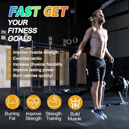 Jump Rope for Women Men Kids, Adjustable Skipping Rope with Ball Bearings, Professional Jumping Rope with Foam Handles, Tangle-Free Rapid Speed Jump Ropes for Fitness Workout Boxing Exercise - color: Green
