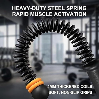 Adjustable Ropeless Battle Ropes, Cordless Battle Ropes for Home Gym, Portable Arm Exerciser Strength & Conditioning Training Rope for Full Body Workout