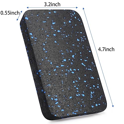 Heavy Duty Treadmill Mat Pads - 12 PCS 0.55" Thick Rubber Isolation Pads - Complete Home Gym Floor Protection for Rowers, Treadmills, and Heavy Weight Stacks - size: 4.7" x 3.2" x 0.55"