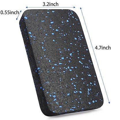 Heavy Duty Treadmill Mat Pads - 12 PCS 0.55" Thick Rubber Isolation Pads - Complete Home Gym Floor Protection for Rowers, Treadmills, and Heavy Weight Stacks - size: 4.7" x 3.2" x 0.55"