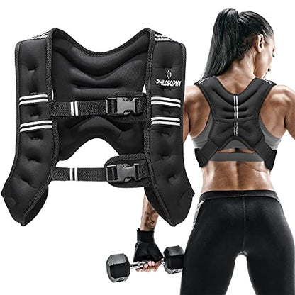 Philosophy Gym Weighted Workout Vest, Strength Training Fitness Body Weight Vest